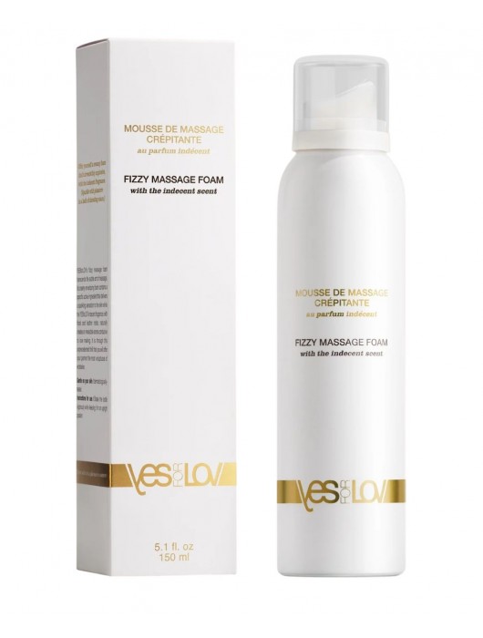 Массажная пена Fizzy Massage Foam - 150 мл. - YESforLOV - купить с доставкой в Красногорске