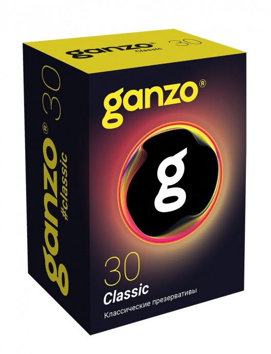 Классические презервативы с обильной смазкой Ganzo Classic - 30 шт. - Ganzo - купить с доставкой в Красногорске
