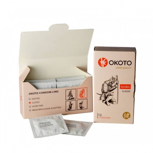 Презервативы OKOTO Classic - 12 шт. - Sitabella - купить с доставкой в Красногорске
