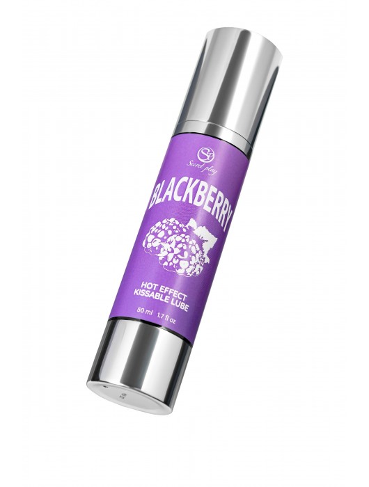 Массажное масло 2-в-1 Blackberry Hot Effect с разогревающим эффектом и вкусом ежевики - 50 мл. - Secret Play - купить с доставкой в Красногорске
