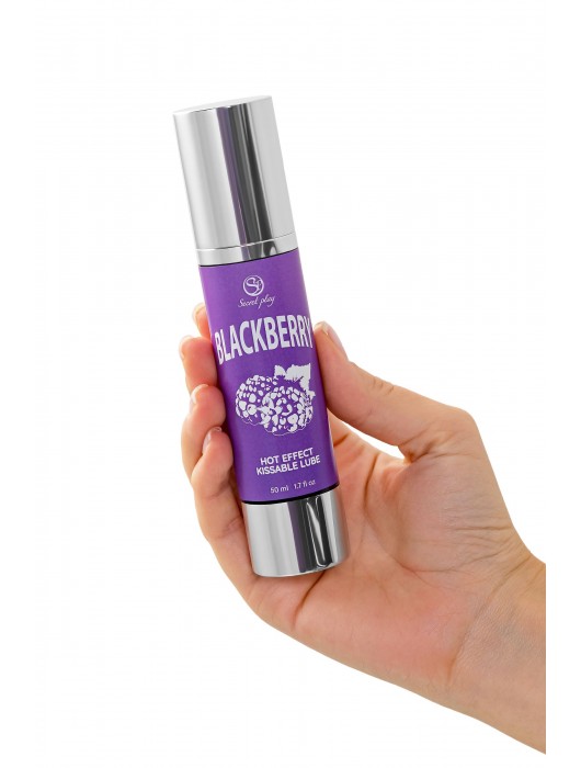 Массажное масло 2-в-1 Blackberry Hot Effect с разогревающим эффектом и вкусом ежевики - 50 мл. - Secret Play - купить с доставкой в Красногорске