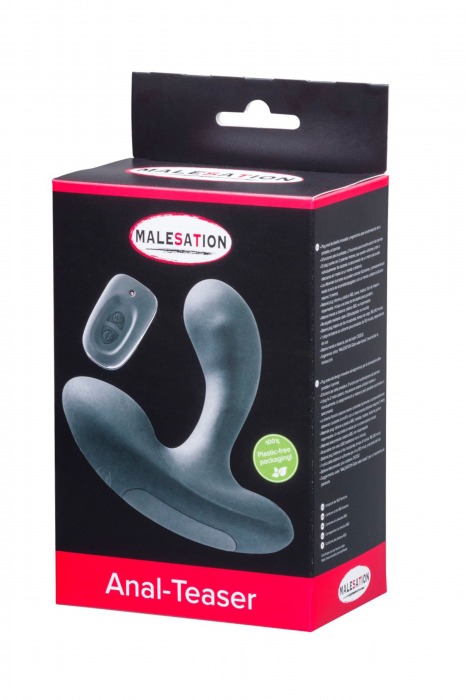 Черный стимулятор простаты Anal-Teaser - MALESATION - в Красногорске купить с доставкой