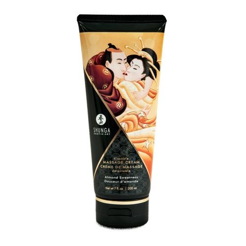 Массажный крем для тела с ароматом миндаля Almond Sweetness - 200 мл. - Shunga - купить с доставкой в Красногорске