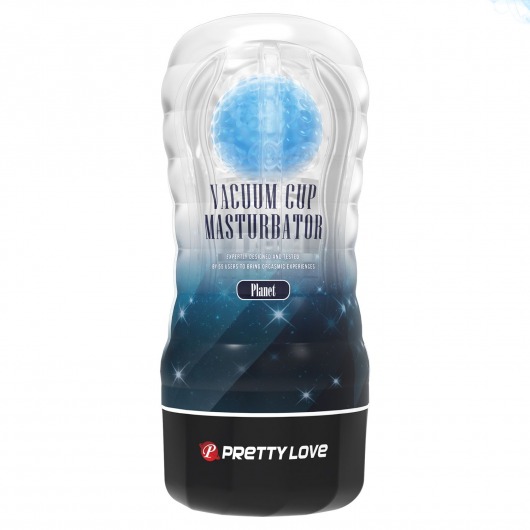 Прозрачный текстурированный мастурбатор Vacuum Cup Masturbator Planet - Baile - в Красногорске купить с доставкой
