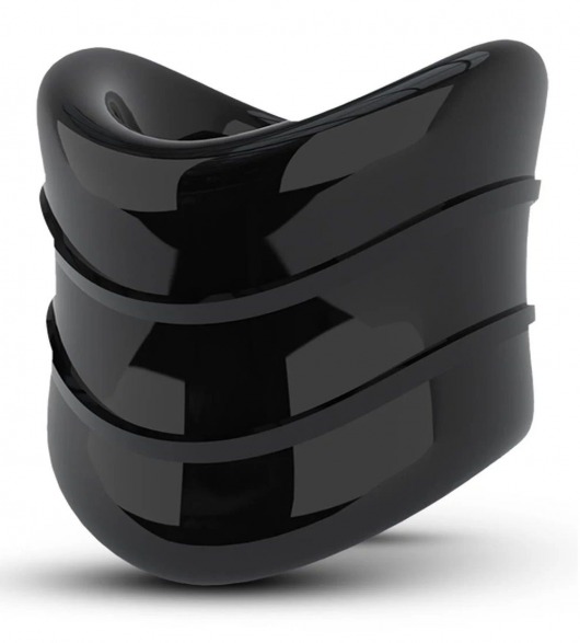 Черное эрекционное кольцо на мошонку Beef Ball Stretcher Snug X Long - Blush Novelties - в Красногорске купить с доставкой