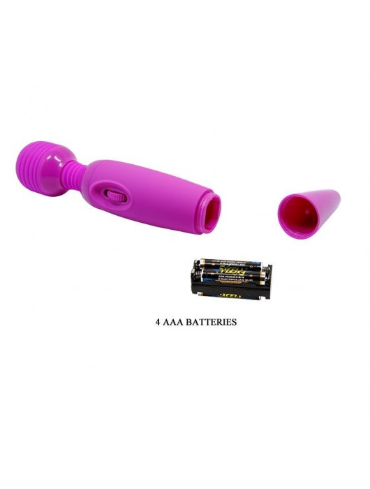 Лиловый вибромассажер Power Wand - Baile