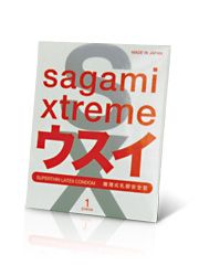 Ультратонкий презерватив Sagami Xtreme SUPERTHIN - 1 шт. - Sagami - купить с доставкой в Красногорске