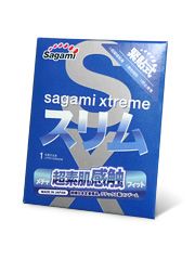 Презерватив Sagami Xtreme FEEL FIT 3D - 1 шт. - Sagami - купить с доставкой в Красногорске