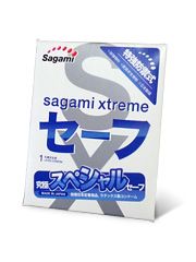 Презерватив Sagami Xtreme Ultrasafe с двойным количеством смазки - 1 шт. - Sagami - купить с доставкой в Красногорске