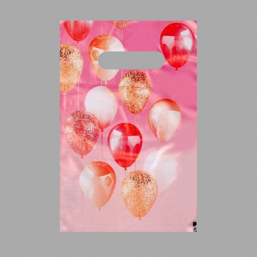 Пакет «Праздничные шары» с вырубной ручкой (20х30 см) - UPAK LAND - купить с доставкой в Красногорске