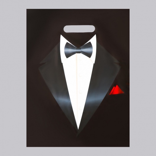 Пакет «Смокинг» полиэтиленовый с вырубной ручкой (30х40 см) - UPAK LAND - купить с доставкой в Красногорске