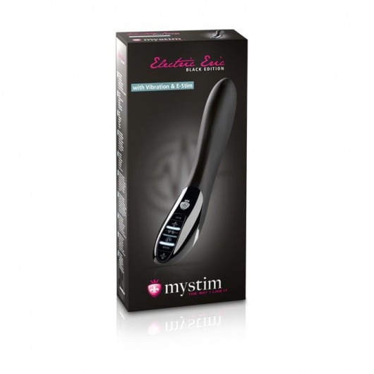 Черный вибратор с миостимуляцией Mystim Electric Eric Black Edition - 27 см. - MyStim - купить с доставкой в Красногорске