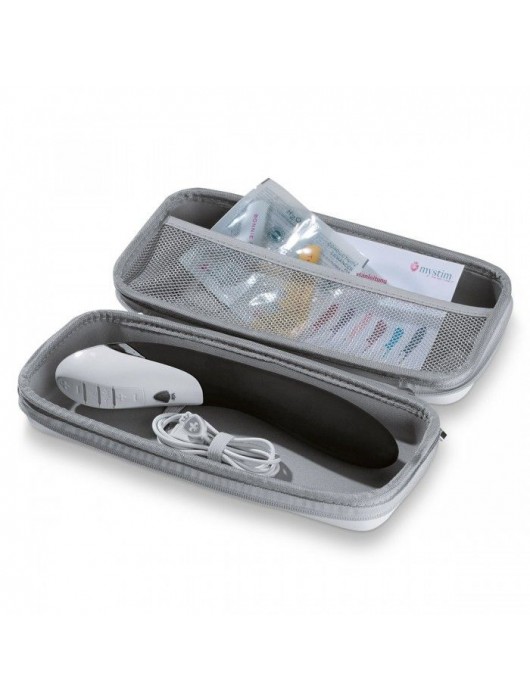 Вибратор с электростимуляцией Sizzling Simon Black Edition - 27 см. - MyStim - купить с доставкой в Красногорске