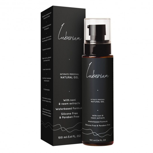 Интимный гель на водной основе с экстрактами нони и нима Luberium Natural Gel - 100 мл. - Luberium - купить с доставкой в Красногорске