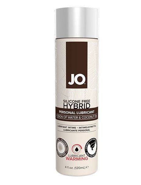 Водно-масляный лубрикант с разогревающим эффектом Hybrid Lubricant WARMING - 120 мл. - System JO - купить с доставкой в Красногорске