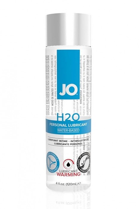 Возбуждающий лубрикант на водной основе JO Personal Lubricant H2O Warming - 120 мл. - System JO - купить с доставкой в Красногорске
