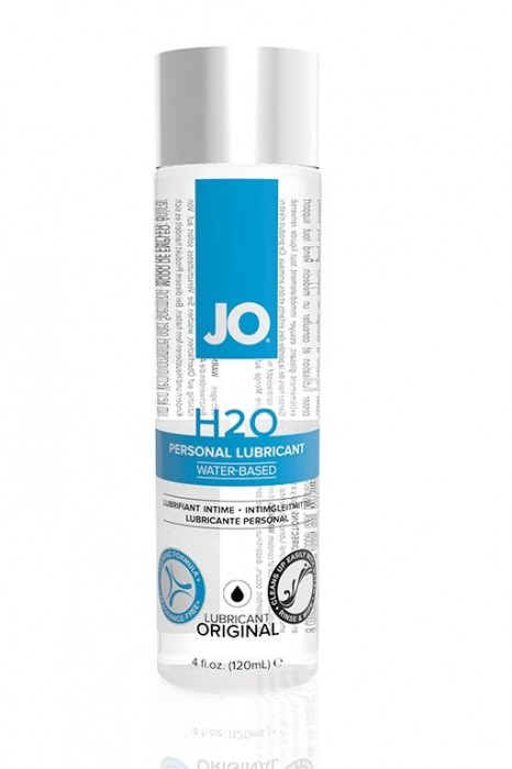 Нейтральный лубрикант на водной основе JO Personal Lubricant H2O - 120 мл. - System JO - купить с доставкой в Красногорске
