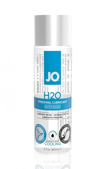 Охлаждающий лубрикант на водной основе JO Personal Lubricant H2O COOLING - 60 мл. - System JO - купить с доставкой в Красногорске