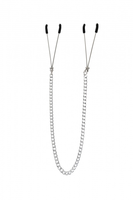 Зажимы на соски «Вилки» на цепочке - Pecado - купить с доставкой в Красногорске