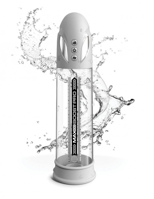 Белая вакуумная автоматическая помпа Max Boost Pro Flow - Pipedream - в Красногорске купить с доставкой
