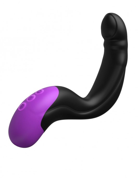 Черно-фиолетовый вибромассажёр простаты Hyper-Pulse P-Spot Massager - Pipedream - в Красногорске купить с доставкой