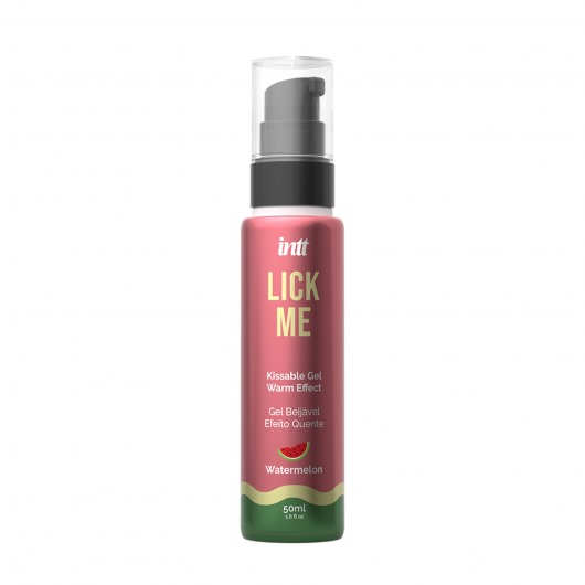 Гель Lick Me с согревающим эффектом и ароматом арбуза - 50 мл. - INTT - купить с доставкой в Красногорске