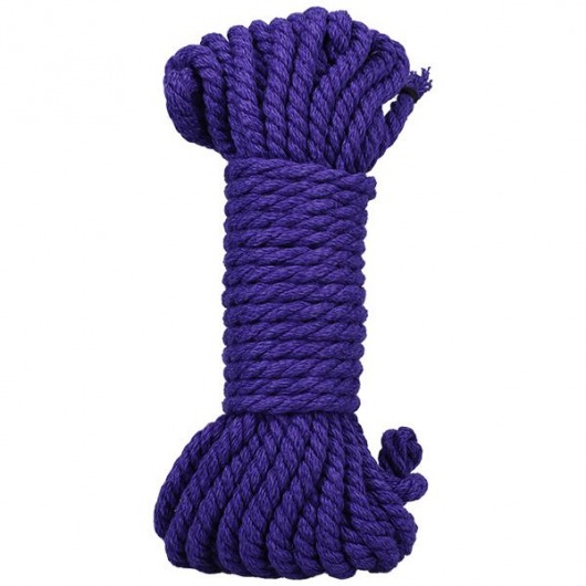 Фиолетовая верёвка для связывания и фиксации Bind Tie - 9,14 м. - Doc Johnson - купить с доставкой в Красногорске
