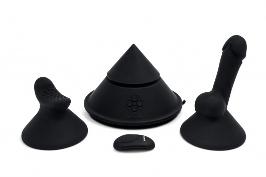 Конусный вибромассажер Cowgirl Cone с 2 насадками - CowGirl - купить с доставкой в Красногорске