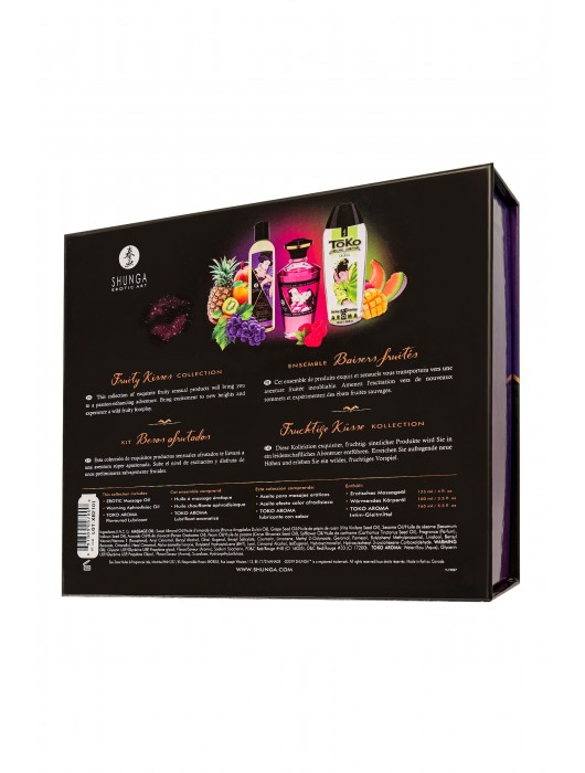Подарочный набор Fruity Kisses из 3 предметов - Shunga - купить с доставкой в Красногорске