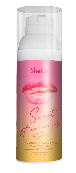 Интимная гель-смазка Shefox Premium «Сладкая клубника» - 50 мл. - Shefox - купить с доставкой в Красногорске