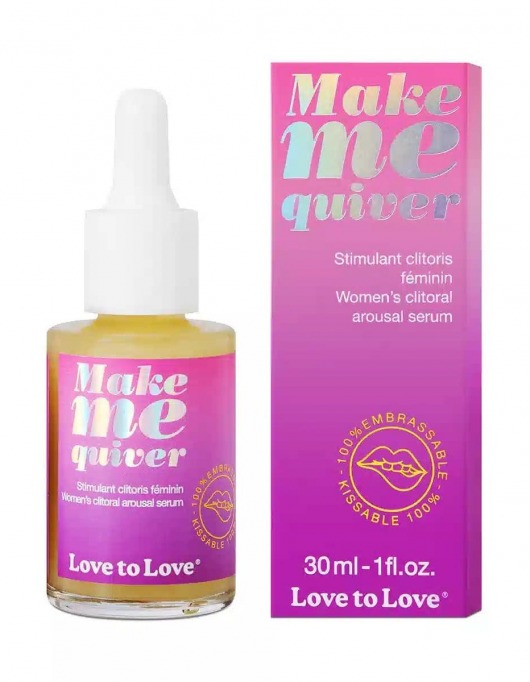 Возбуждающие капли для клитора Make Me Quiver - 30 мл. - Love to Love - купить с доставкой в Красногорске