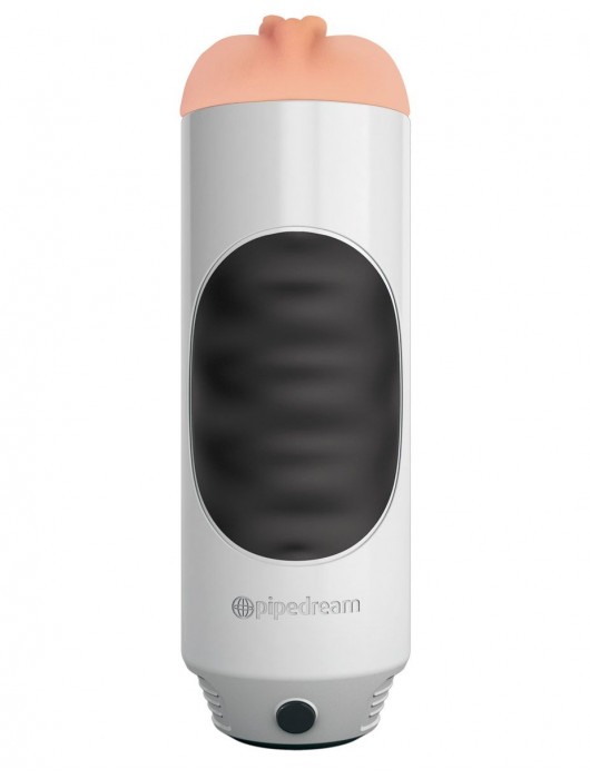 Мастурбатор-вагина Extreme Toyz Mega Grip Vibrating Stroker Mouth - Pipedream - в Красногорске купить с доставкой