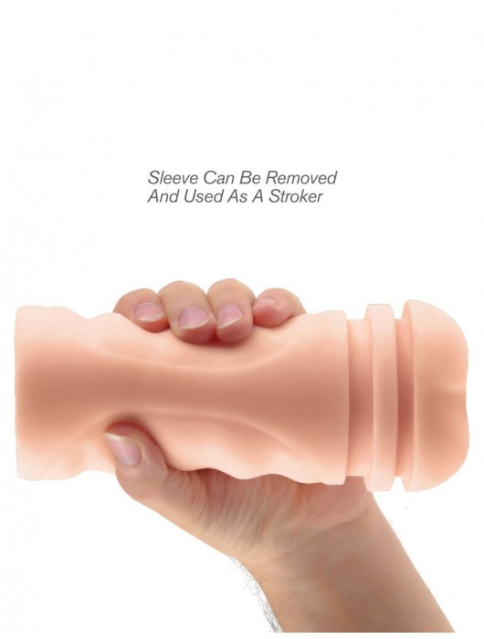 Мастурбатор-вагина Extreme Toyz Mega Grip Vibrating Stroker Mouth - Pipedream - в Красногорске купить с доставкой