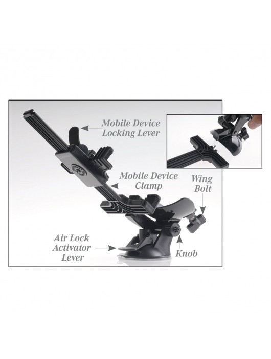 Перезаряжаемый мастурбатор-вагина с держателем для мобильных устройств Extreme Toyz Me - Pipedream - в Красногорске купить с доставкой