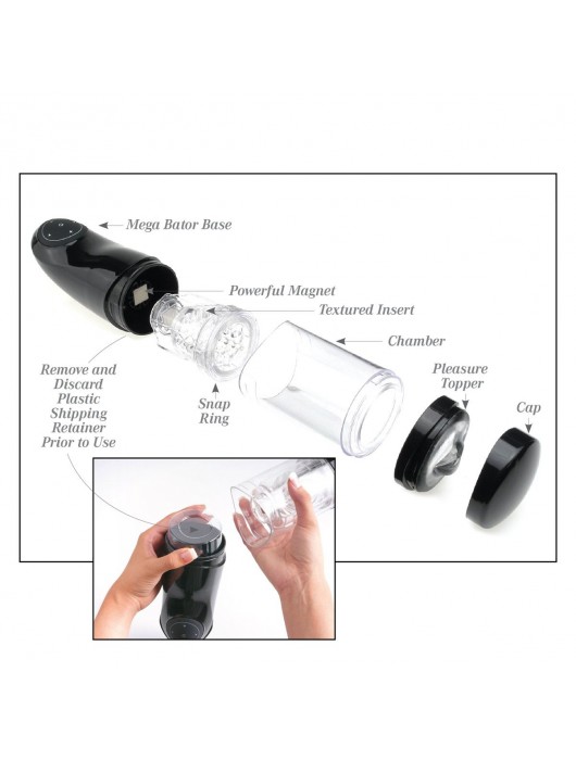 Перезаряжаемый мастурбатор-вагина с держателем для мобильных устройств Extreme Toyz Me - Pipedream - в Красногорске купить с доставкой