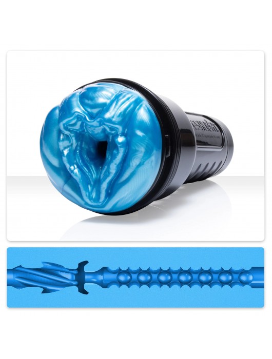 Мастурбатор-вагина Fleshlight Freaks Alien Blue Metallic - Fleshlight - в Красногорске купить с доставкой