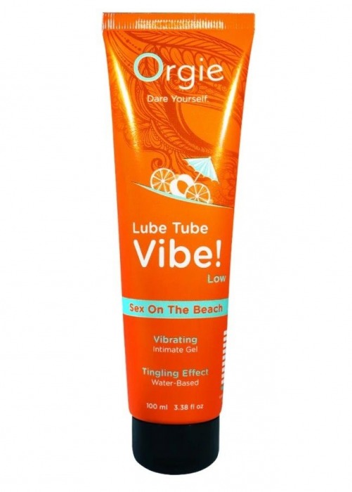 Гель с эффектом вибрации Lube Tube Vibe Low Sex On The Beach - 100 мл. - ORGIE - купить с доставкой в Красногорске