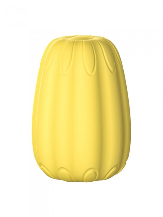 Желтый мастурбатор-яйцо Bisedze - LoveStore - в Красногорске купить с доставкой