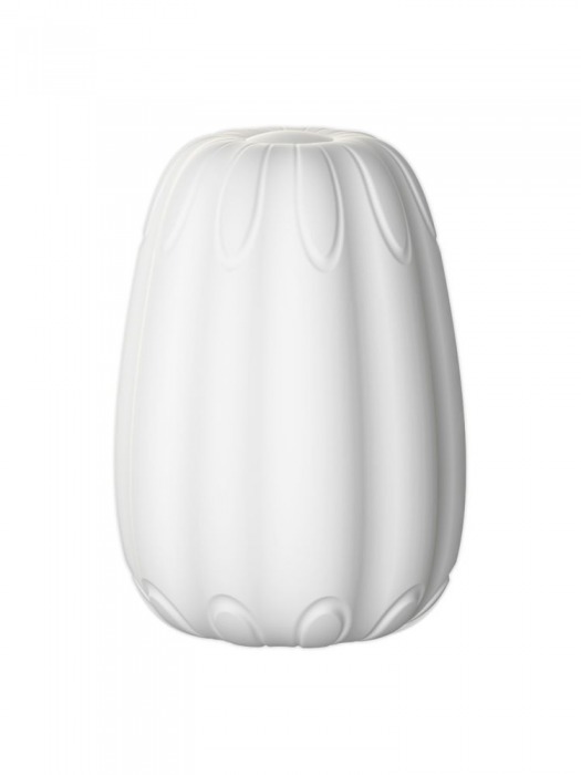 Белый мастурбатор-яйцо Bisedze - LoveStore - в Красногорске купить с доставкой