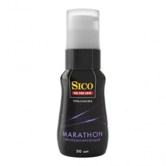Пролонгирующая гель-смазка Sico Marathon - 50 мл. - Sico - купить с доставкой в Красногорске