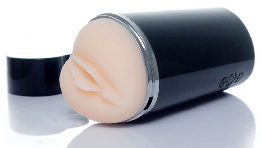 Мастурбатор-вагина с вибрацией Heart Of Love в колбе в форме сердца - Boys of Toys - в Красногорске купить с доставкой