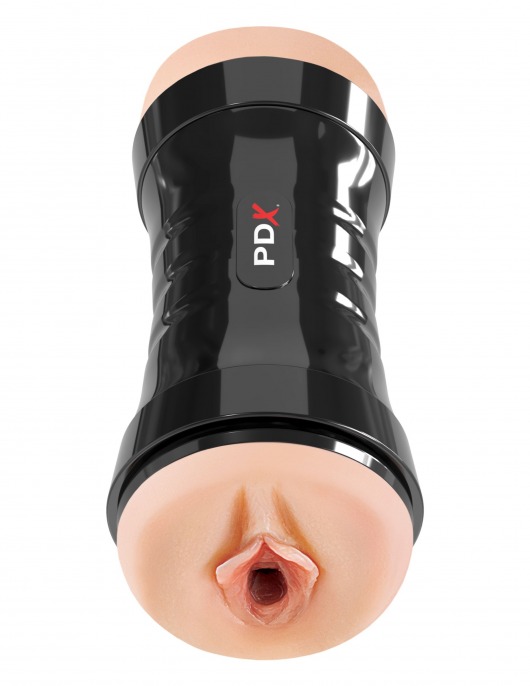 Двусторонний мастурбатор в колбе Super Flip-A-Pussy Over - Pipedream - в Красногорске купить с доставкой