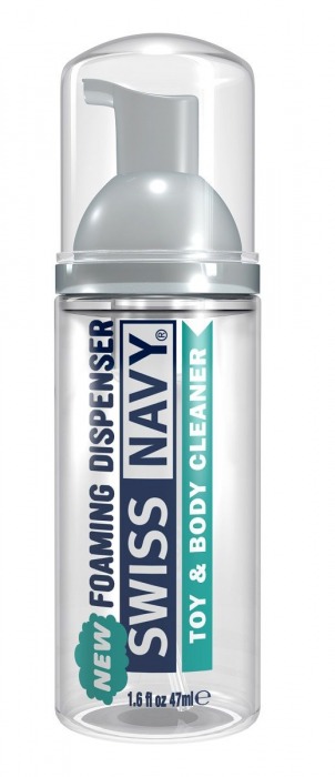 Очищающая пенка для игрушек и тела Toy   Body Cleaner Foamer - 47 мл. - Swiss navy - купить с доставкой в Красногорске