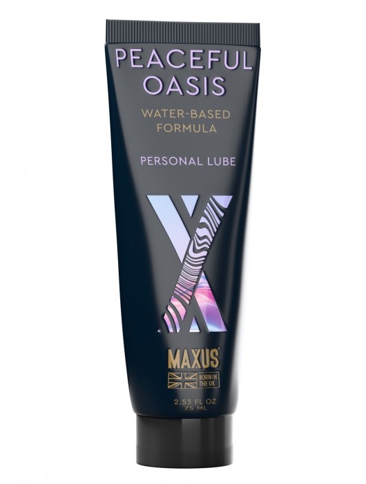 Интимный гель на водной основе MAXUS Peaceful Oasis - 75 мл. - Maxus - купить с доставкой в Красногорске