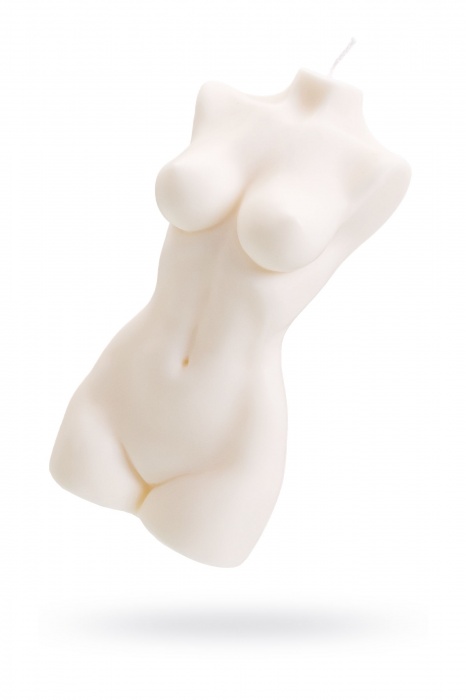 Белая интерьерная свеча в форме женского торса - 850 гр. - Pecado - купить с доставкой в Красногорске