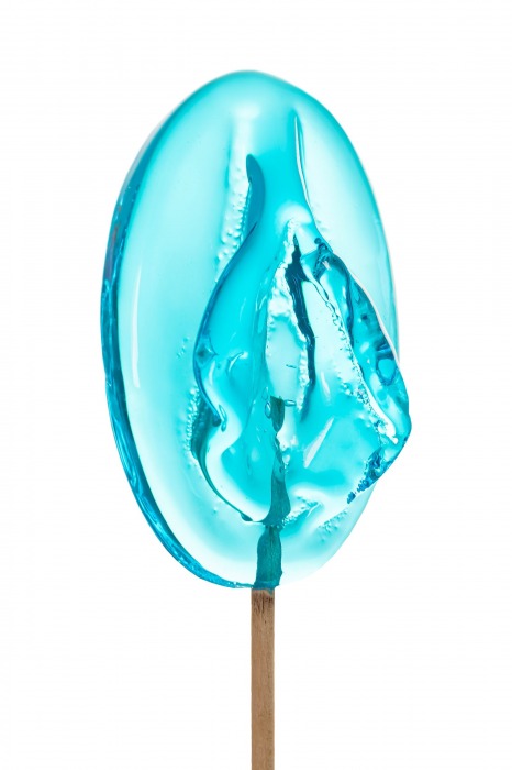Леденец в форме вагины со вкусом блю кюрасао - 50 гр. - Sosuчki - купить с доставкой в Красногорске