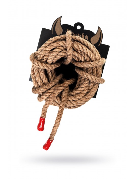 Джутовая веревка для шибари - 10 м. - Pecado - купить с доставкой в Красногорске