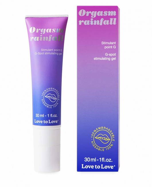 Гель для стимуляции G-точки зоны Orgasm Rainfall - 30 мл. - Love to Love - купить с доставкой в Красногорске