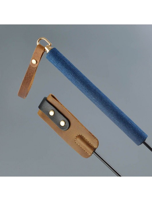 Стек «Дикий Запад» с джинсовой ручкой - 60 см. - Sitabella - купить с доставкой в Красногорске