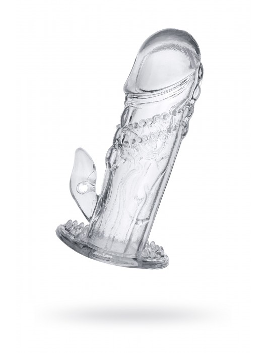 Прозрачная насадка на пенис Uco - 13 см. - A-toys - в Красногорске купить с доставкой